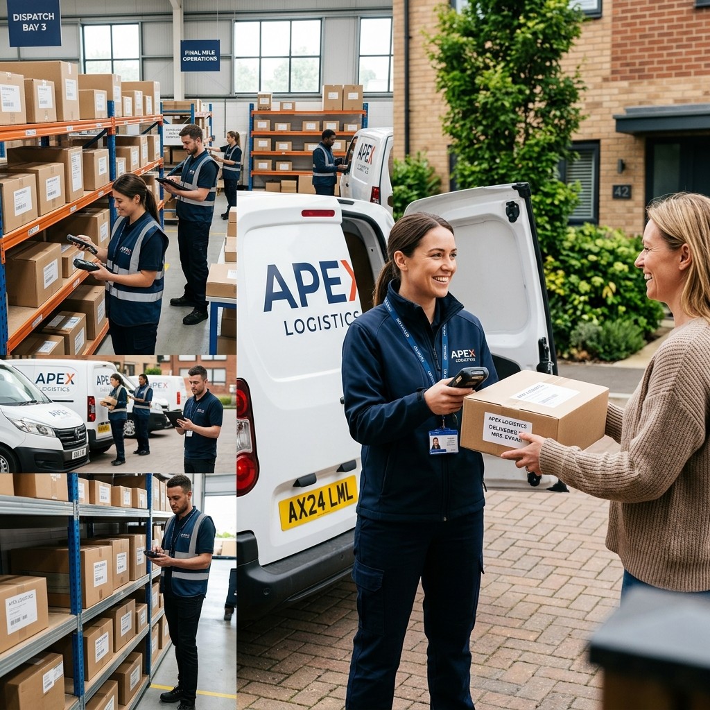 Final delivery and handover coordination