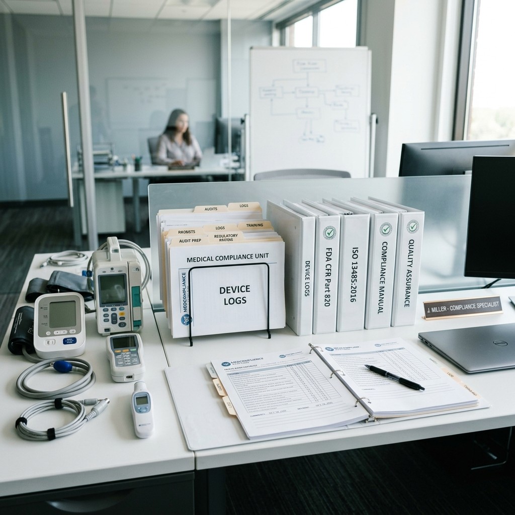 Medical equipment compliance and documentation review