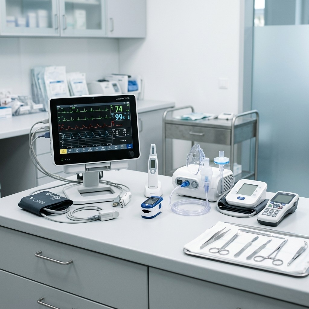 Medical equipment model and technical identification