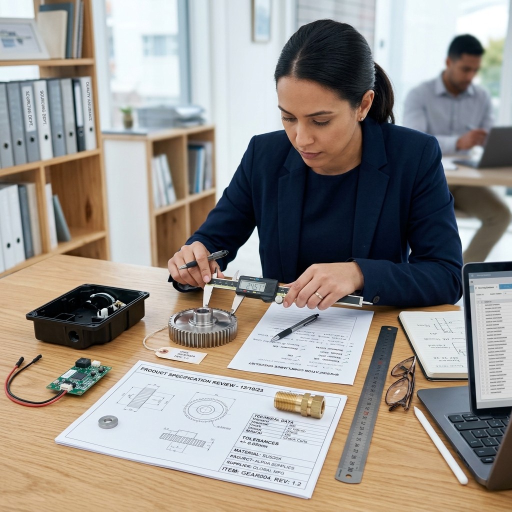 Product specification sourcing review
