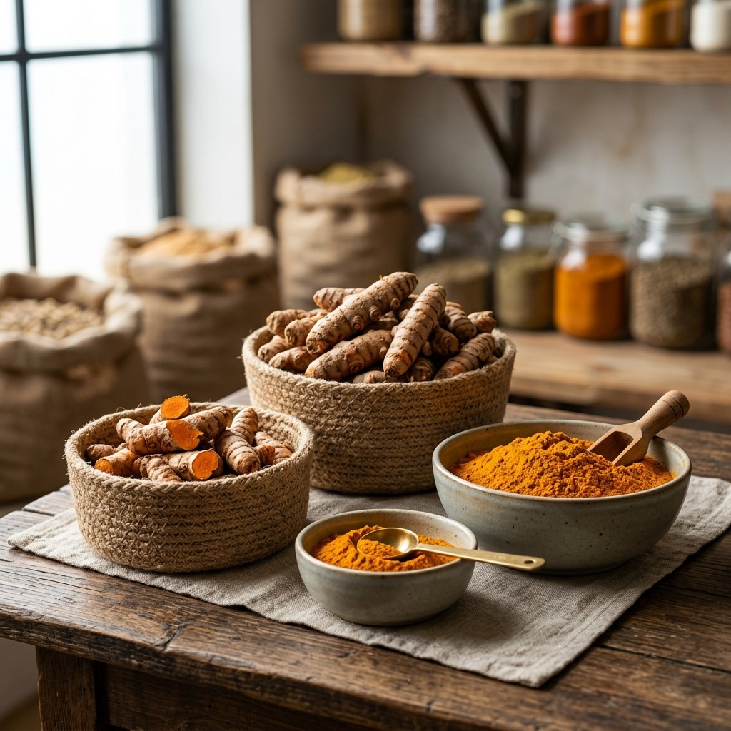 Turmeric product prepared for wholesale and international trade enquiry